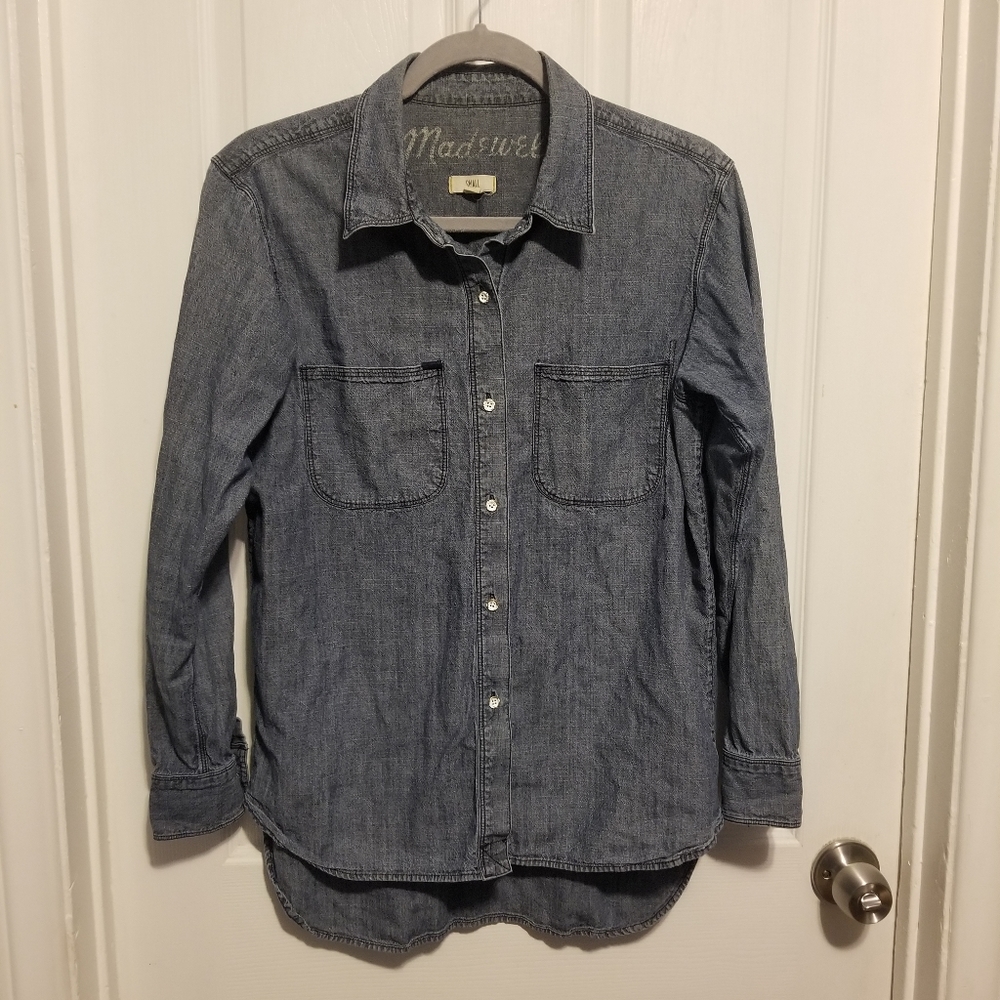 Madewell Women's Color Blue Size Small - Picture 1 of 9